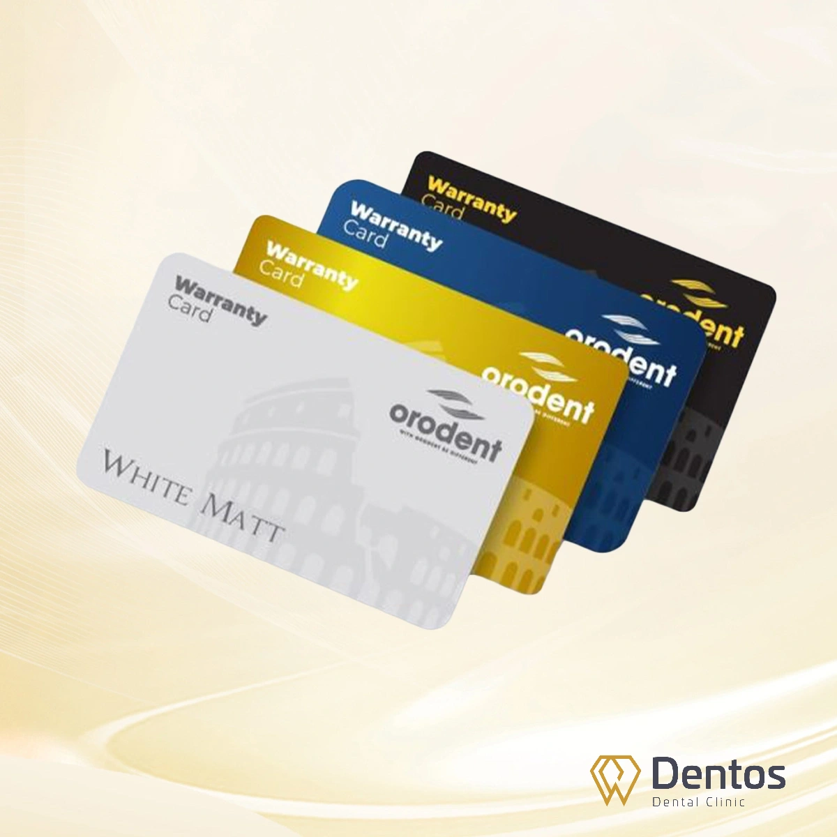 Răng sứ tại Dentos có thẻ bảo hành chính hãng